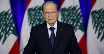   الرئيس اللبنانى يؤكد تضامن بلاده مع مصر بعد الهجوم الإرهابى غرب سيناء
