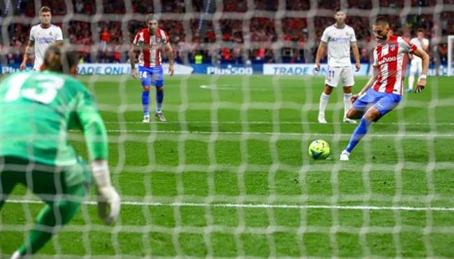 فوز أتليتيكو على الريال بهدف في ديربي مدريد بالليجا الإسبانية
