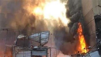   إخماد حريق داخل مخزن أحبار في أكتوبر دون إصابات