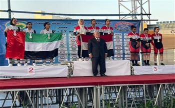   19 ميدالية لمصر في اليوم الأول لبطولة كأس العرب للدراجات  