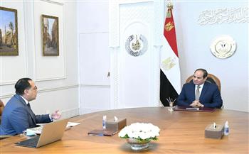   الرئيس عبد الفتاح السيسى يجتمع مع رئيس مجلس الوزراء