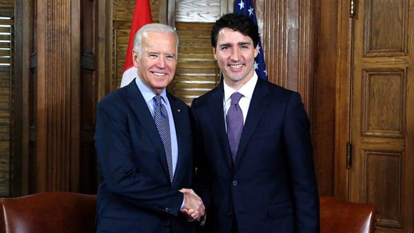 ترودو وبايدن يبحثان تعميق الشراكة بين كندا والولايات المتحدة