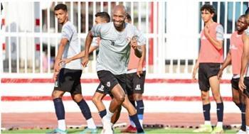فقرة للتسديد على المرمى والتمريرات السريعة في مران الزمالك