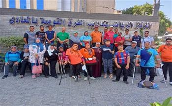   متحدي الإعاقة بدمنهور يحصدون 43 ميدالية 11 ذهبيه لكأس مصر لألعاب القوى 