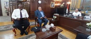 اجتماع مثمر بين محافظ الاسكندرية و فهيم للاعداد للبطولة العربية لكمال الأجسام 