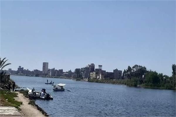غرق شابين في نهر النيل بحلوان 