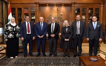   القباج خلال زيارتها لـ « بيروت» ضمن وفد مجلس وزراء الشئون الاجتماعية العرب تلتقي الرئيس اللبناني 