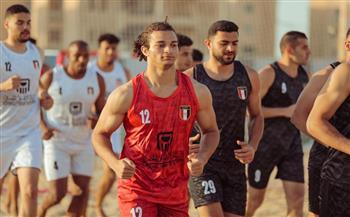 مباريات دولية ودية لمنتخب كرة اليد الشاطئية على ملاعب سيتى كلوب الشروق