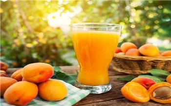    ألذ عصير المشمش بالبرتقال