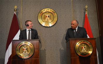   وزيرا خارجية مصر ولاتفيا يبحثان التعاون في مجال الطاقة  
