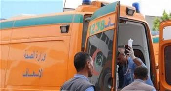 إصابة 3 عمال فى انهيار أحد الأعمدة بكوبرى تحت الإنشاء بميت غمر