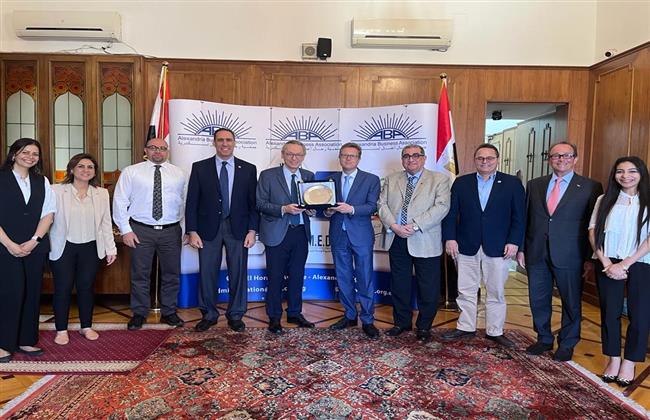  رجال أعمال الإسكندرية تلتقي سفير ألمانيا 