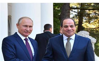   الرئيس السيسي يهنئ نظيره الروسي بالعيد القومي
