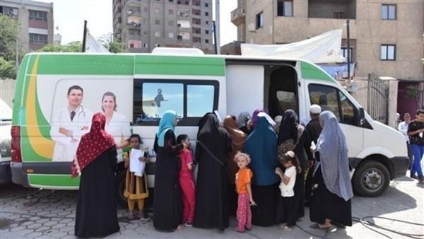 "صحة الشرقية" تطلق قافلة طبية لعلاج المواطنين في قرية بلبيس