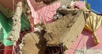   إصابة شخصين بسبب انهيار جزئى بمنزل فى أخميم سوهاج