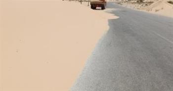   شمال سيناء تواصل جهود رفع كفاءة طريق «العريش - القنطرة»