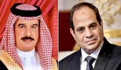 الرئيس السيسي يبحث القضايا الإقليمية والدولية مع ملك البحرين