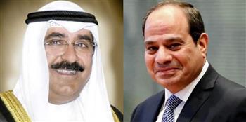   الرئيس السيسى يطمأن على صحة ولى عهد الكويت هاتفيا 
