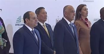 الرئيس السيسى يصل مقر انعقاد اجتماعات البنك الأفريقى "أفركسيم بنك"