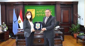   رئيس جامعة الإسكندرية يستقبل قنصل عام الصين بالاسكندرية