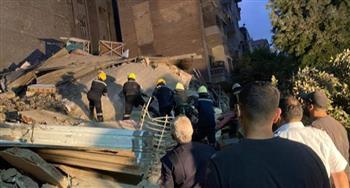 نيابة الوايلي تأمر بانتداب لجنة هندسية لفحص العقار المنهار