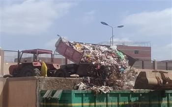   نقل ٣٥٦٠ طن قمامة ومخلفات  لمصانع التدوير في حملات نظافة بالبحيرة