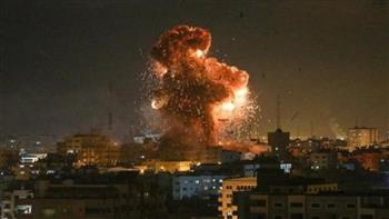   قوات الاحتلال تشن غارات مكثفة على قطاع غزة 