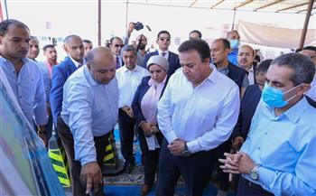 عبدالغفار يوجه بسرعة البدء في الأعمال الإنشائية لمركز أورام طنطا
