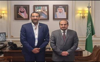   قنصل السعودية يبحث مع الشيمى تميز العلاقات بين مصر والسعودية 