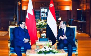   السيسي يؤكد حرص مصر على الاستمرار فى تعزيز التعاون الثنائي مع البحرين 