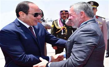   الرئيس السيسي يستقبل في شرم الشيخ ملك الأردن