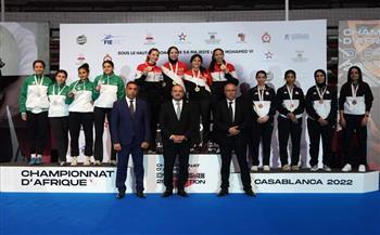 مصر تتصدر جدول ميداليات بطولة إفريقيا للسلاح