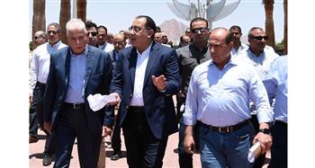   رئيس الوزراء يتفقد أعمال تطوير مدخل مدينة شرم الشيخ