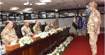   وزير الدفاع يشهد المرحلة الرئيسية لمشروع مراكز القيادة الإستراتيجى التعبوى "عمرو -7"