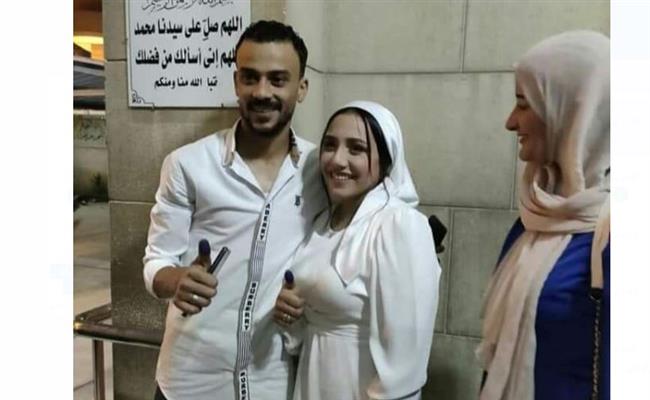 أسرة النني تحتفل بعقد قران شقيقته في المحلة