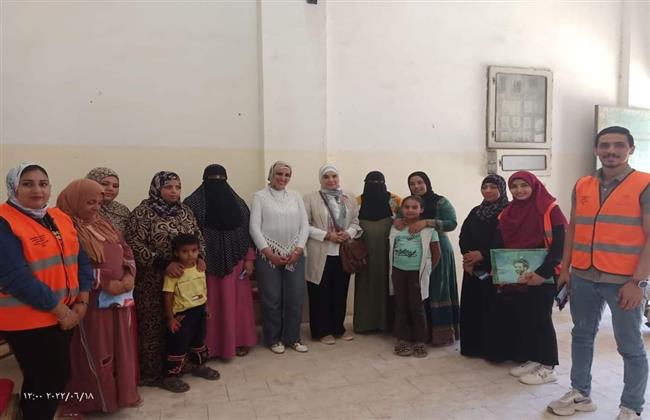 كليتا الآداب والعلوم تنظمان قافلة طبية وتوعوية لمنطقة أبيس٧