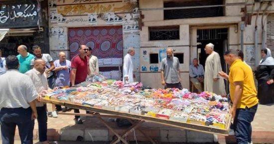 رفع 520 حالة إشغال طريق مخالف بـ ٤ مراكز بالبحيرة