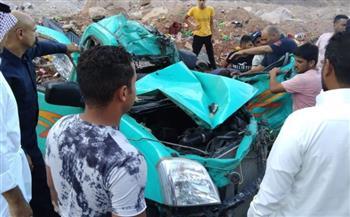 مصرع وإصابة 5 أشخاص في حادث تصادم بجنوب سيناء