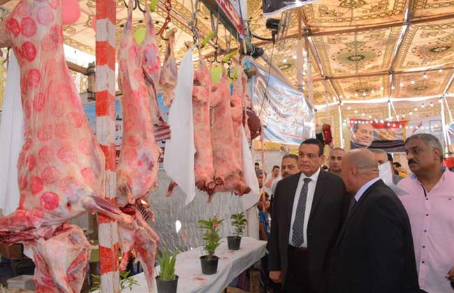محافظ البحيرة يفتتح معرض للمواد الغذائية واللحوم بأرض المعارض بدمنهور