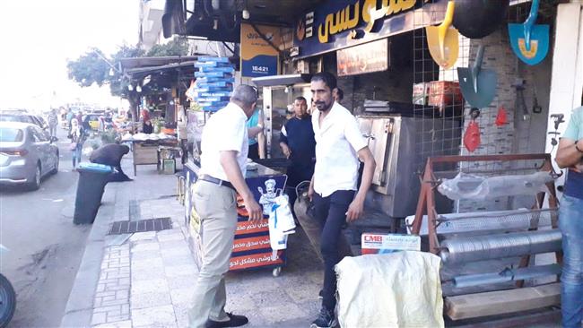 التحفظ على 650 حالة إشغال متنوع على كورنيش الإسكندرية 