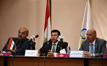 أشرف صبحى: نثق فى قدرات جميع اللاعبين المشاركين بدورة ألعاب البحر المتوسط