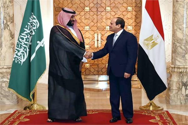 لقاء الرئيس السيسي بولي عهد السعودية يتصدر اهتمامات الصحف