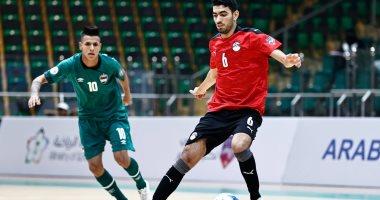 منتخب الصالات يواجه الجزائر اليوم فى كأس العرب