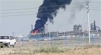   اندلاع حريق بمصنع لتكرير النفط في روسيا