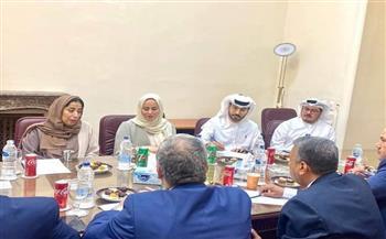 الشوربجي يثمن العلاقات المصرية الاماراتية التاريخية في لقائه بوفد نادي دبي للصحافة 