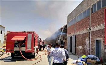   إصابة 14 عاملا إثر حريق داخل مصنع للمنسوجات فى الشرقية