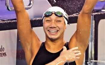   السباحة فريدة عثمان تتأهل لنهائى بطولة العالم