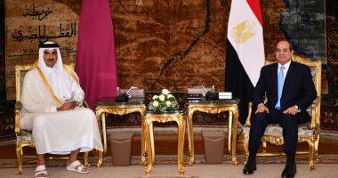 الرئيس السيسي: زيارة أمير قطر تجسد ما تشهده العلاقات المصرية القطرية من تقدم