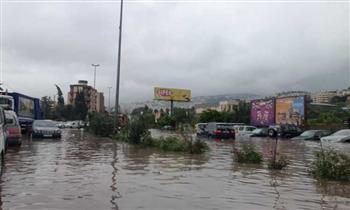 لبنان يتعرض لموجة أمطار شديدة تتسبب فى أضرار بمحاصيل زراعية