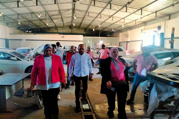 ضبط مركز خدمة سيارات بالإسكندرية بحيازته قطع غيار و زيوت مجهولة المصدر